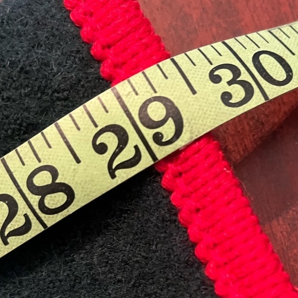 VINTAGE STAPF Sweater Boiled Wool XL Green Metal Button Apres Ski Lodge Austria - Picture 9 of 10